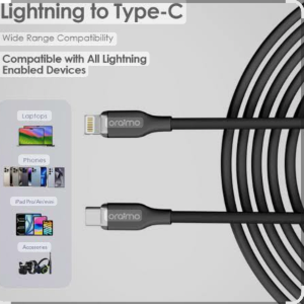 oraimo MagCable 1M 20W Type-C to Lightning Data Cable